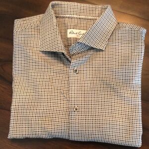 Robert Graham Classic long sleeved mid weight cotton tie pattern casual shirt